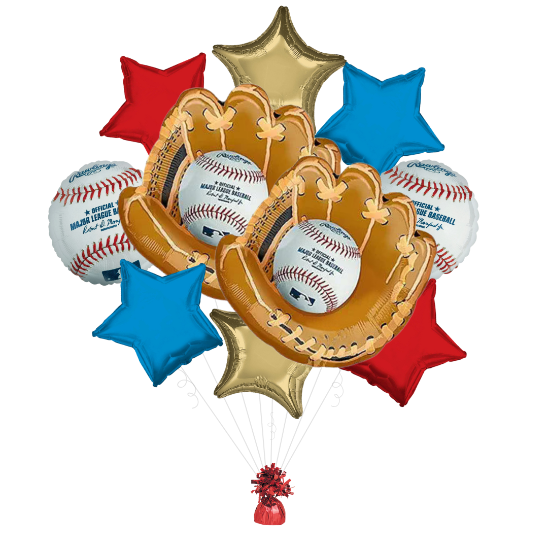 Baseball Foil Balloon Bundle