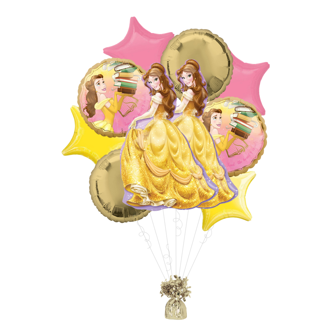 Beauty & The Beast Foil Balloon Bundle