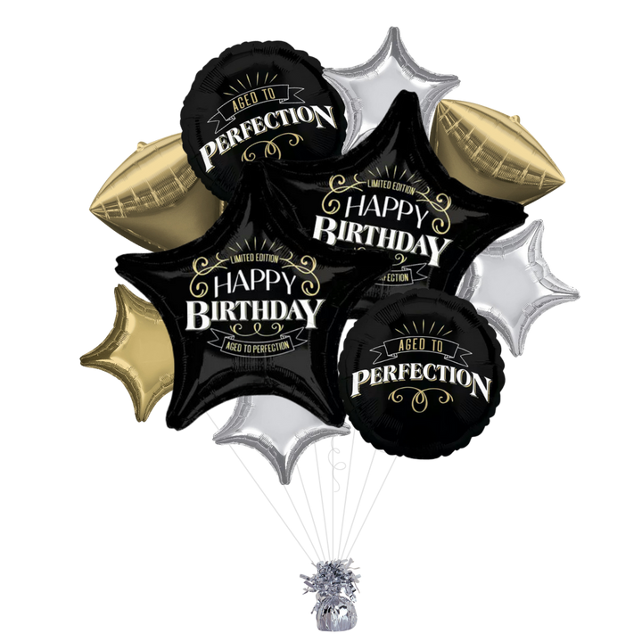 Better With Age Birthday Foil Balloon Bundle