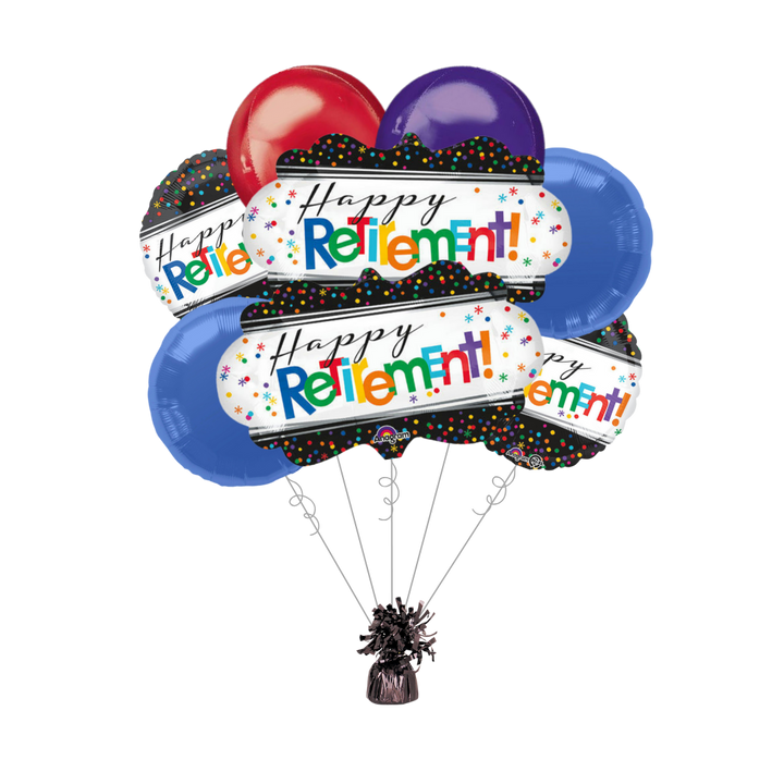 Premium Officially Retired Foil Balloon Bundle with Balloon Weight