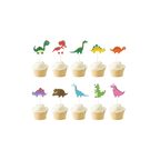 Colorful dinosaur cupcake toppers for kids birthday Parte Haus party supply store in Bethesda MD