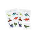 Colorful dinosaur temporary tattoos with volcanoes for kids dinosaur theme from Parte Haus party supply store in Bethesda MD