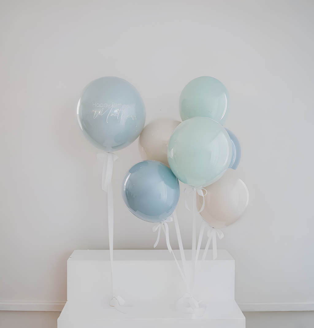 Dusty Parté Personalized Balloons