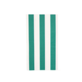 Emerald green signature cabana stripe guest towels bold striped design summer event from Parte Haus party supply store in Bethesda MD