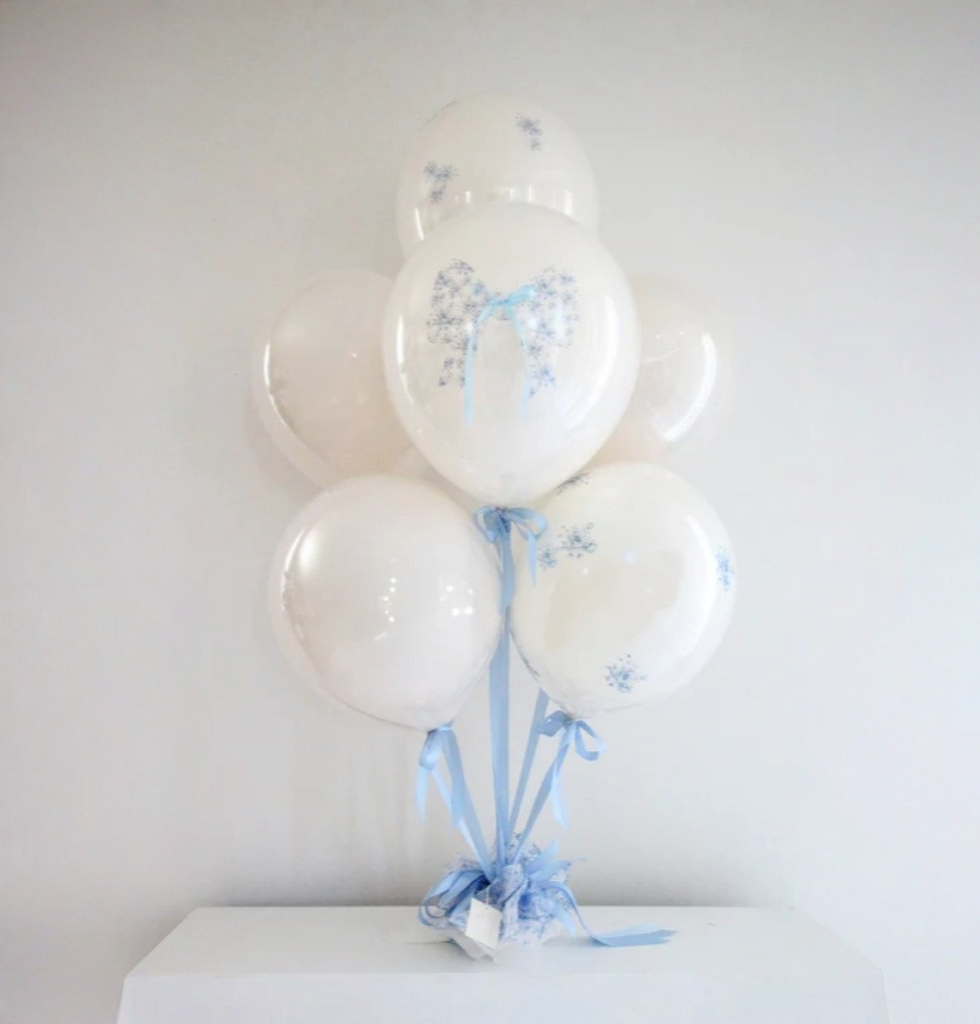 Elegant Floral Blues
