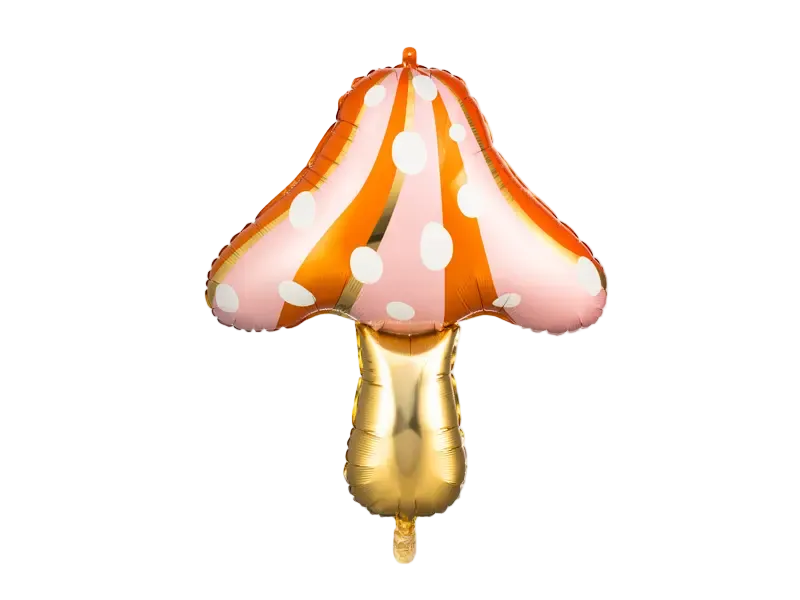 Multicolor Dotted Mushroom Foil Balloon, 30in