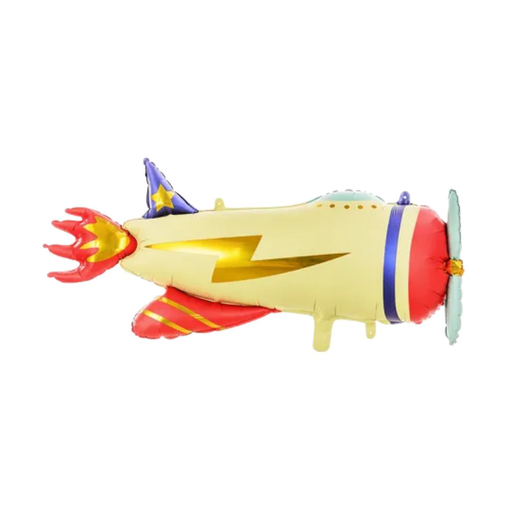 Giant Vintage Plane Foil Balloon, 36in