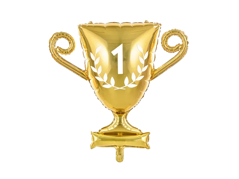 Gold #1 Trophy Foil Balloon, 25in