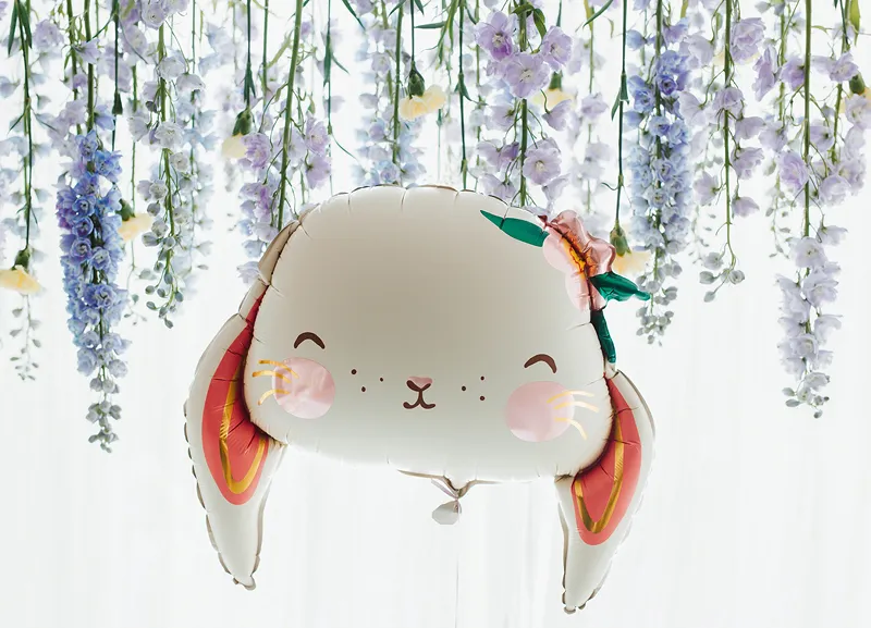 White Rabbit Foil Balloon, 20in
