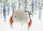 White Rabbit Foil Balloon, 20in