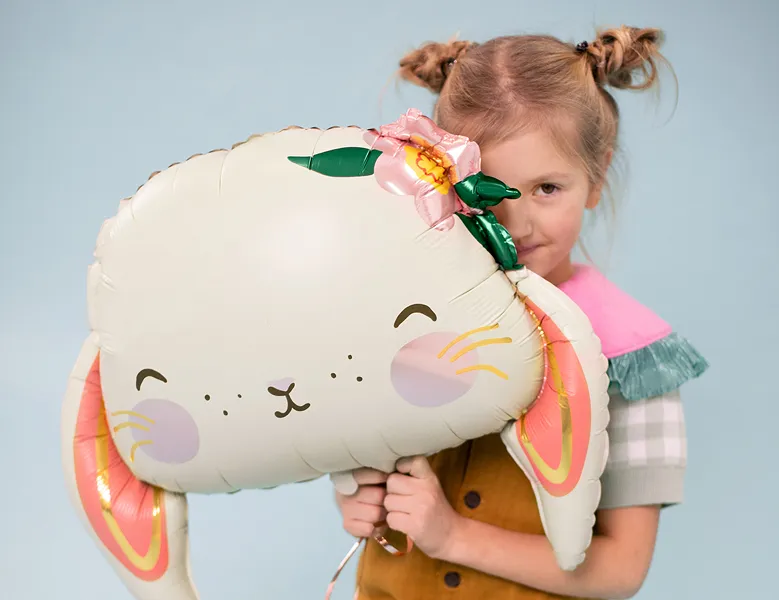 White Rabbit Foil Balloon, 20in
