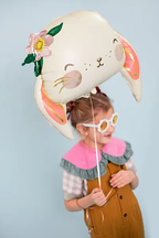 White Rabbit Foil Balloon, 20in