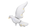 Giant White Flying Dove Foil Balloon, 35in