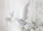 Giant White Flying Dove Foil Balloon, 35in