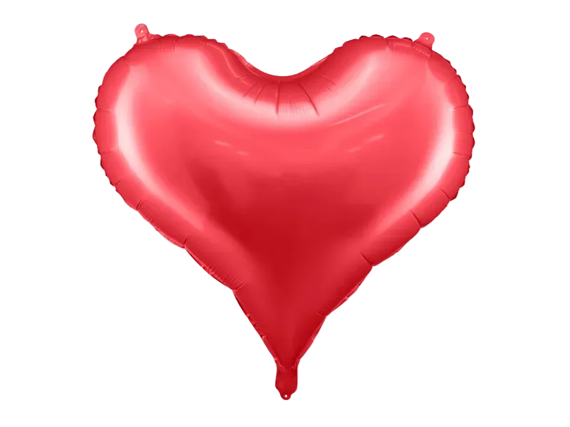 Red Heart Foil Balloon, 24in