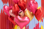 Red Heart Foil Balloon, 24in