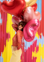 Red Heart Foil Balloon, 24in