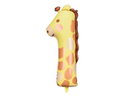 Giant Yellow Giraffe Number 1 Balloon, 37in