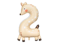 Giant Beige Deer Number 2 Foil Balloon, 40in