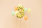 Giant Yellow Cheetah Print Number 3 Foil Balloon, 42in