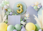 Giant Yellow Cheetah Print Number 3 Foil Balloon, 42in