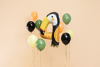 Giant Multicolored Tucan Number 4 Balloon, 38in