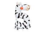 Giant White and Black Zebra Number 5 Balloon, 39in