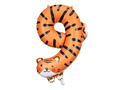 Orange Tiger Number 9 Balloon, 34in