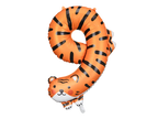 Orange Tiger Number 9 Balloon, 34in