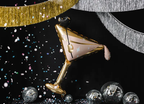 Giant Gold Martini Glass Foil Balloon, 50in