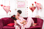 Pink Heart with Arrow "Love" Foil Balloon, 30in