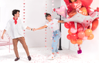 Pink Heart with Arrow "Love" Foil Balloon, 30in