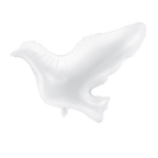 White Flying Dove Foil Balloon, 30in