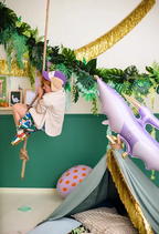Purple Pterodactyl Foil Balloon, 20in