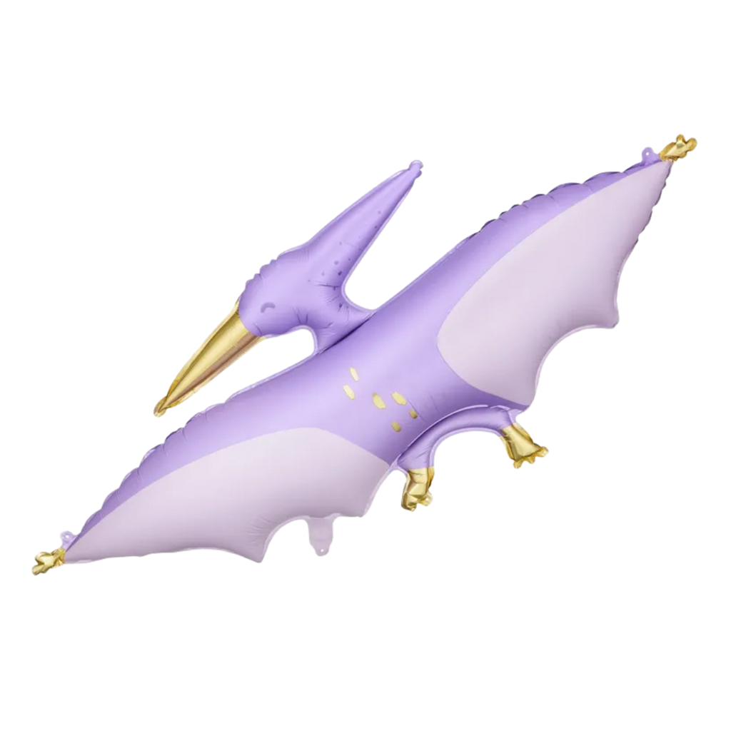 Purple Pterodactyl Foil Balloon, 20in