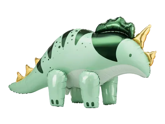 Green Giant Triceratops Foil Balloon, 36in