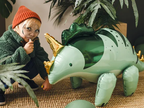 Green Giant Triceratops Foil Balloon, 36in