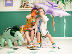 Green Giant Triceratops Foil Balloon, 36in