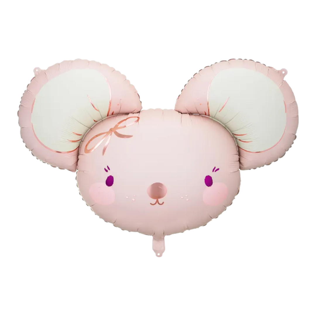 Light Pink Mouse Foil Balloon,  29in