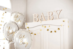 White Oh Baby Foil Balloon, 21in