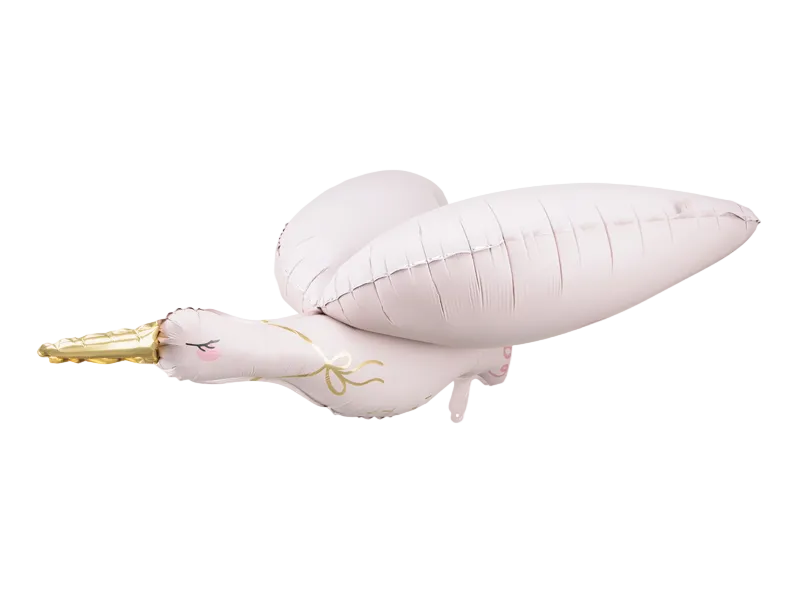Giant Pink Stork Foil Balloon, 40in