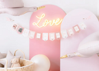 Giant Pink Stork Foil Balloon, 40in
