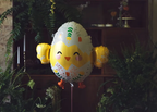 Multicolor Chick in Egg Foil Balloon, 22in