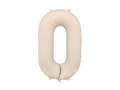 Beige Number 1 Balloon, 34in