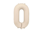 Beige Number 1 Balloon, 34in
