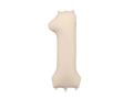 Beige Number 0 Balloon, 34in