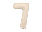 Beige Number 7 Balloon, 34in