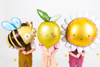 Yellow Smiling Lemon Foil Balloon, 30in