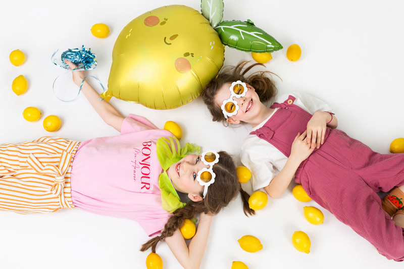 Yellow Smiling Lemon Foil Balloon, 30in