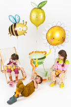 Yellow Smiling Lemon Foil Balloon, 30in